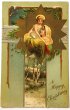 画像1: Postcard  アンティークポストカード　クリスマス　Xmas　聖母子　E.Clapsaddle 1906年 (1)