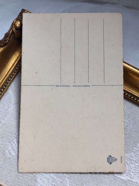 画像3: Postcard  アンティークポストカード 女の子と一緒に歩く天使 Benjamin  (未使用) (3)