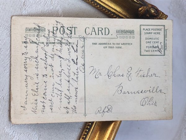 画像6: Postcard  アンティークポストカード クリスマス  ホーリー ブックレット 仕掛け  (6)