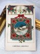 画像2: Postcard  アンティークポストカード　クリスマス　Xmas　ポインセチア　poinsettia　ブックレット　仕掛けあり　 (2)