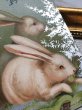 画像3: Postcard　アンティークポストカード　イースター 　二羽の白ウサギさん　Ellen Clapsaddle ? (3)