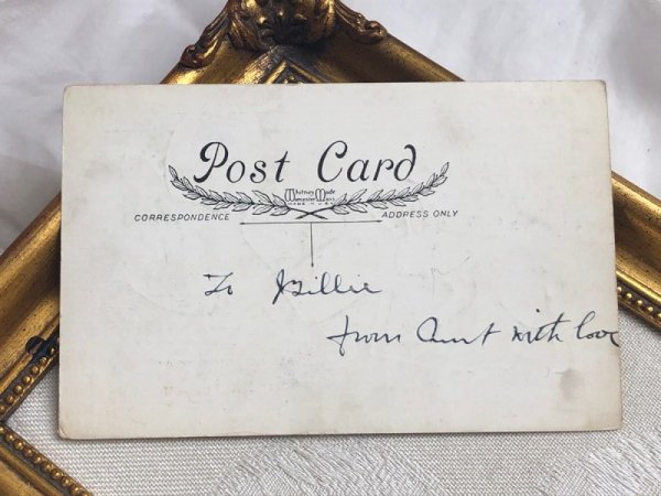 画像3: Postcard アンティークポストカード イースター  帽子箱を運ぶウサギさん  (3)