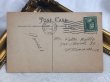 画像4: Postcard　アンティークポストカード　イースター  ウサギ車で卵を運ぶ子ども　1912年 (4)