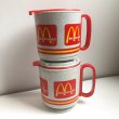 画像2: Vintage Whirley McDonald's Travel Mug　ビンテージ　アメリカ雑貨　マクドナルド　回転式トラベルマグカップ　2個セット (2)