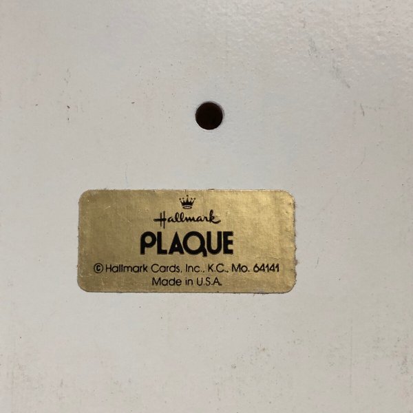 画像6: Vintage Snoopy Wall Plaque Peanuts Hallmark ビンテージ　アメリカ雑貨　スヌーピー　壁掛け　 (6)