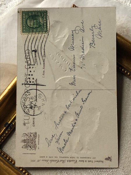 画像3: Postcard　アンティークポストカード　イースター　いろいろな種類のヒヨコさん　1909年 (3)