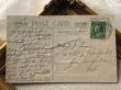 画像3: Postcard　アンティークポストカード　イースター　ニワトリ　卵　忘れな草のお花　1911年 (3)