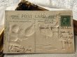 画像4: Postcard　アンティークポストカード　イースター　　ニワトリの絵を描く子どもたち　1914年 (4)