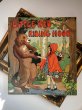 画像2: Vintage Book  アンティーク洋書　絵本　LITTLE RED RIDING HOOD. PLATT & MUNK No. 3000D. 赤ずきんちゃんと狼　1934年 (2)