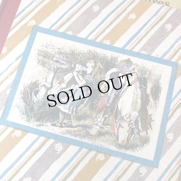 画像9: Vintage Book  Alice's Adventures in Wonderland/Through the Looking Glass, Lewis Carroll 1946 1st Special Color Illus. Edition Set Slipcaseアンティーク本　洋書　不思議の国のアリス / 鏡の国のアリス　2冊セット　スリップケース付き　1946年 (9)