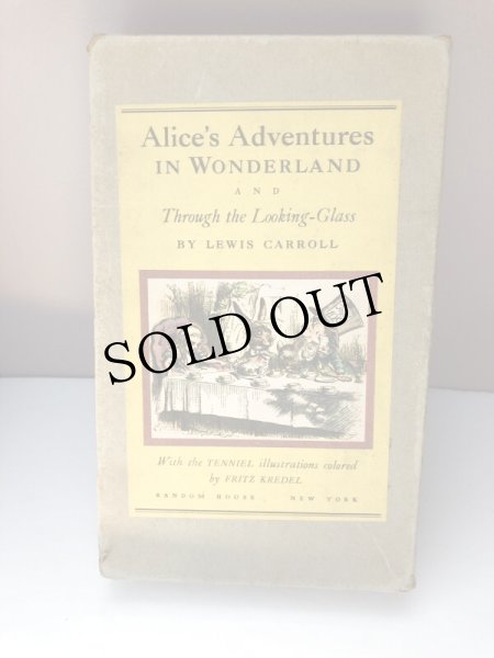 画像5: Vintage Book  Alice's Adventures in Wonderland/Through the Looking Glass, Lewis Carroll 1946 1st Special Color Illus. Edition Set Slipcaseアンティーク本　洋書　不思議の国のアリス / 鏡の国のアリス　2冊セット　スリップケース付き　1946年 (5)