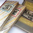 画像1: Vintage Book  Alice's Adventures in Wonderland/Through the Looking Glass, Lewis Carroll 1946 1st Special Color Illus. Edition Set Slipcaseアンティーク本　洋書　不思議の国のアリス / 鏡の国のアリス　2冊セット　スリップケース付き　1946年 (1)