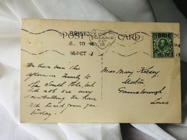 画像3: Postcard アンティークポストカード 雪だるまを作って遊ぶ子どもたち スノーマン  H.G.C. Marsh 1912年 (3)