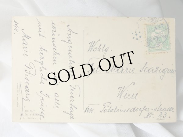 画像2: Postcard　アンティークポストカード　遊びに来たよ♪　Pauli Ebner　 (2)