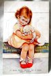 画像1: Postcard 　アンティークポストカード　隣の家の犬に噛まれた子犬と一緒に泣く女の子　Mabel Lucie Attwell　1927年 (1)
