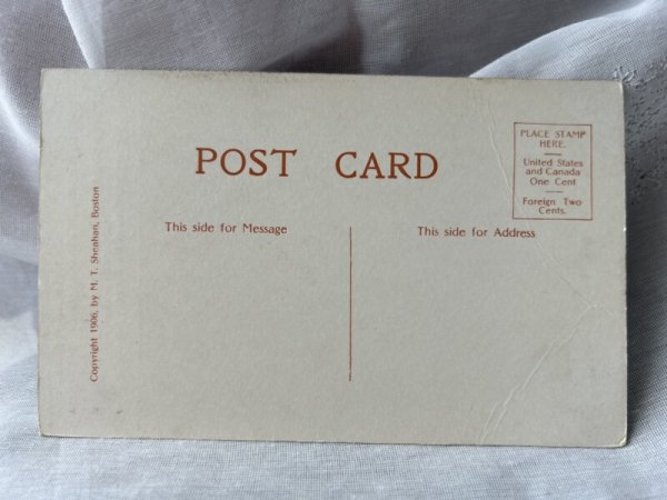 画像3: Postcard アンティークポストカード みんなでお祈りをする子どもたち お人形 (未使用) (3)