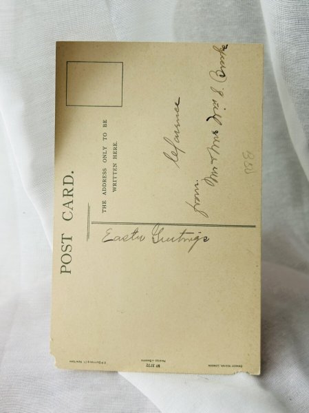 画像5: Postcard アンティークポストカード イースター 天使 F.Brundage ? (5)