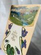 画像2: Postcard  　アンティークポストカード　スミレのお花　　雨の牧場　1911年 (2)