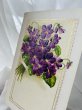 画像2: Postcard  　アンティークポストカード　スミレのお花　（未使用）　 (2)