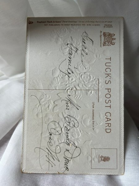 画像2: Postcard  　アンティークポストカード　ミニ薔薇のお花　 (2)