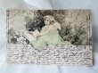 画像1: Postcard  アンティークポストカード　天使と本　Ellen Clapsaddle　フランス1904年 (1)