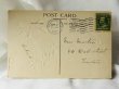 画像2: Postcard  アンティークポストカード　イースター　天使　スミレのお花　Ellen Clapsaddle　1911年 (2)