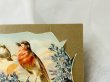 画像2: Postcard  　アンティークポストカード　小鳥とライラックのお花　ロビン (2)