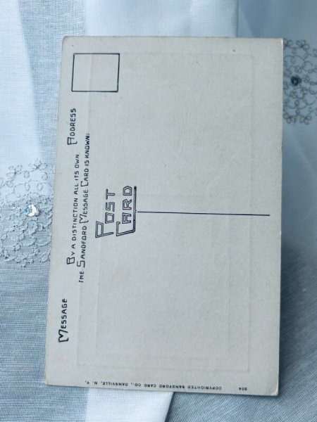 画像2: Postcard 　アンティークポストカード　カラス　（未使用） (2)