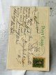 画像2: Postcard  　アンティークポストカード　ツバメとライラックのお花　1909年 (2)