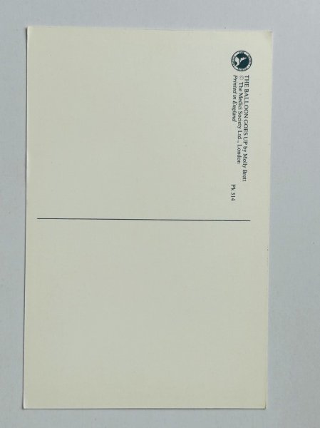 画像2: Postcard  ビンテージポストカード ネズミさんの風船遊び Molly Brett (未使用) (2)