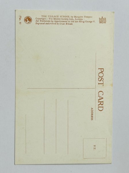 画像2: Postcard   アンティークポストカード　森の動物さんの学校　Margaret Tempest (2)