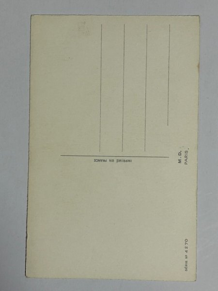 画像2: Postcard  　アンティークポストカード　子犬と子どもたち　自転車　（未使用） (2)