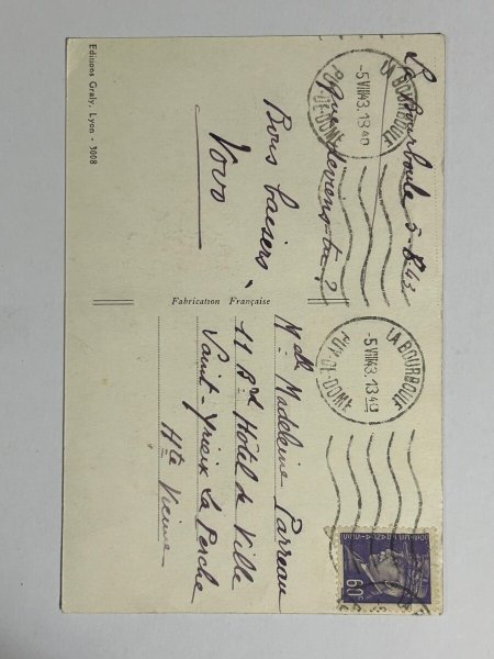 画像2: Postcard   アンティークポストカード ダックスフンド犬と女の子 (2)