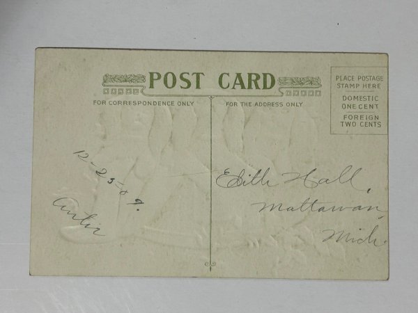 画像2: Postcard   アンティークポストカード スパニエル犬 狆 (2)