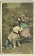 画像1: Postcard  　アンティークポストカード　写真　恋する犬たち　フランス1905年 (1)