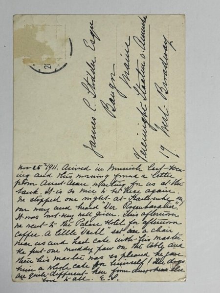 画像2: Postcard  　アンティークポストカード　電話で話すダックスフンド犬　 (2)