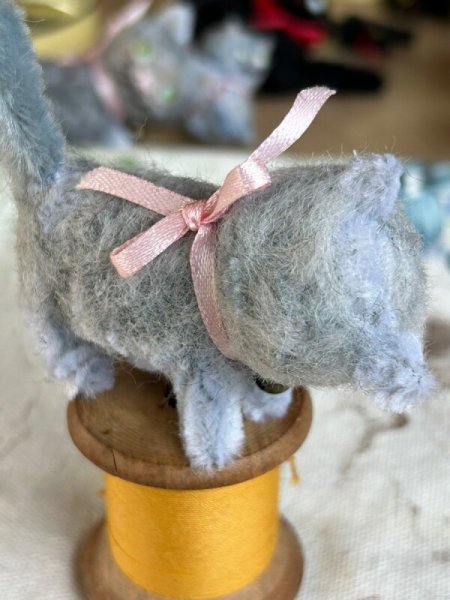 画像3: Vintage style Handmade miniature toy アンティーク風ミニチュアトイ　子猫のフィフィ　FIFI (3)