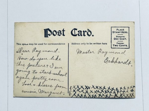 画像2: Postcard　アンティークポストカード　テディベア　シュタイフ (2)