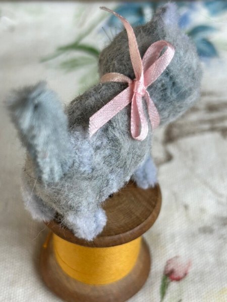 画像4: Vintage style Handmade miniature toy アンティーク風ミニチュアトイ　子猫のフィフィ　FIFI (4)