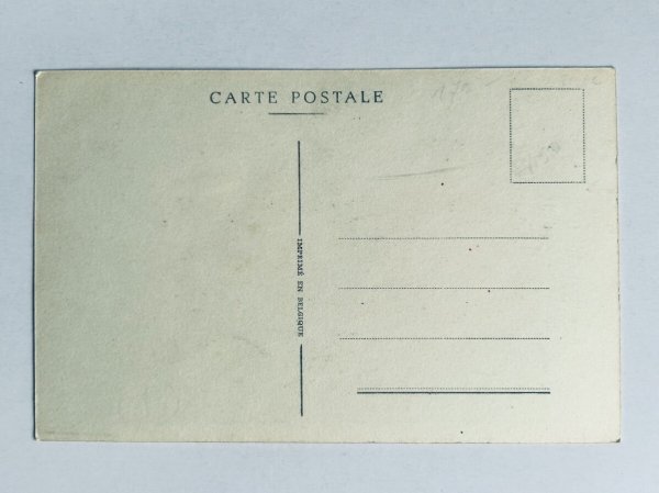 画像2: Postcard　アンティークポストカード　花束を持つクマさん　テディベア　（未使用） (2)