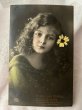 画像1: Postcard    アンティークポストカード　美しい女の子　イギリス1912年 (1)