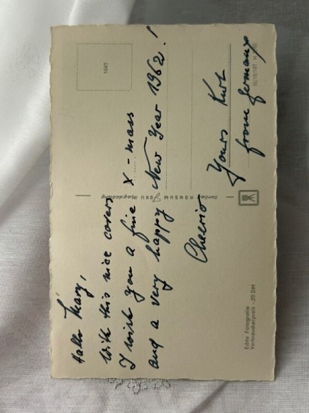 画像2: Postcard    アンティークポストカード　写真　クリスマスツリーのキャンドルと女の子　 (2)