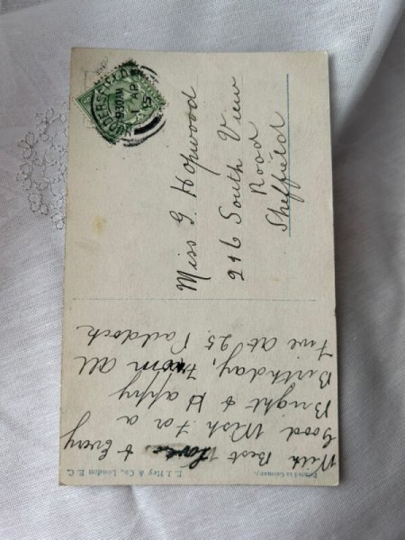 画像2: Postcard    アンティークポストカード　美しい女の子　 (2)