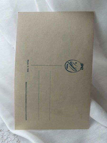 画像2: Postcard    アンティークポストカード 写真 お人形さんと女の子 (未使用) (2)