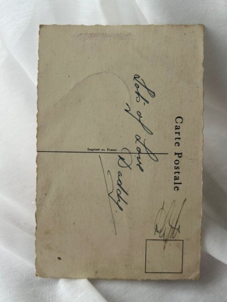 画像2: Postcard    アンティークポストカード　赤ちゃんとお人形　フランス (2)