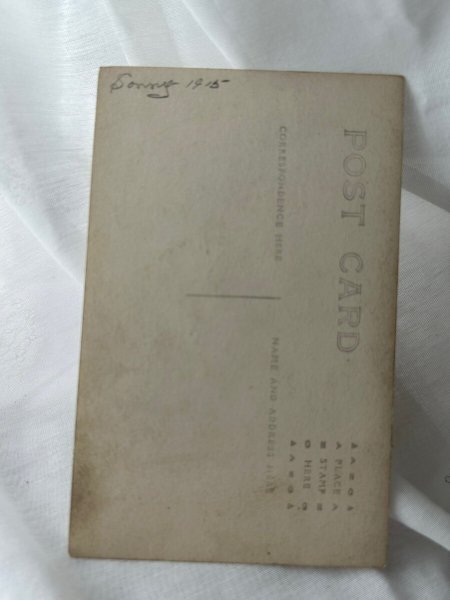 画像2: Postcard    アンティークポストカード　肖像写真　乳母車と赤ちゃん　1915年 (2)