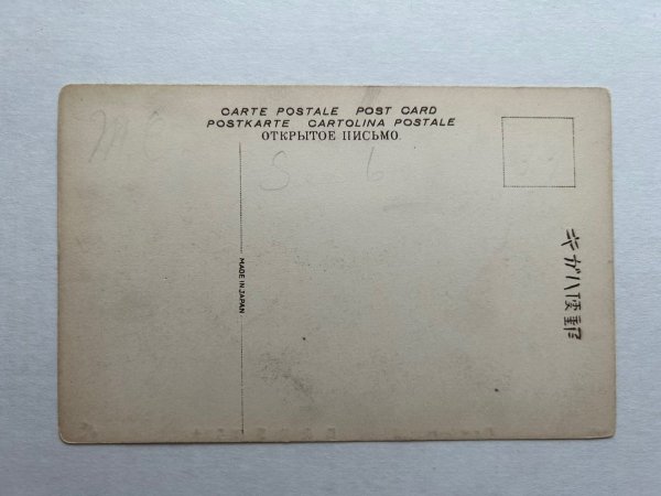 画像2: 手彩色絵葉書　大阪市　築港桟橋（明治　大正　戦前　未使用）トンボ屋 (2)