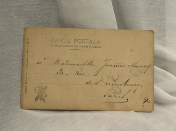 画像3: Postcard  アンティークポストカード　キスをする恋人たち (3)