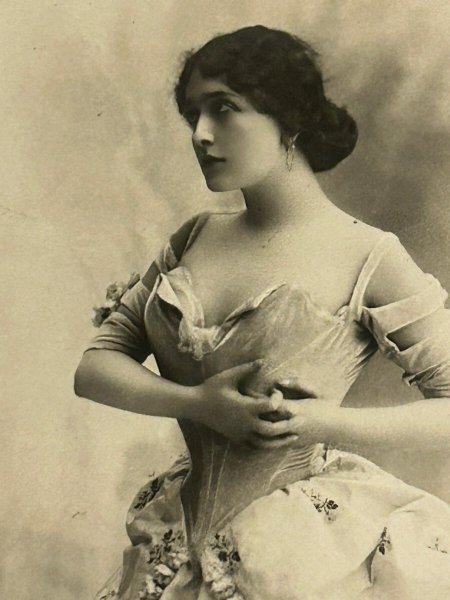 画像2: アンティークポストカード　女優　リナ・カヴァリエリ　Lina Cavalieri　（未使用） (2)