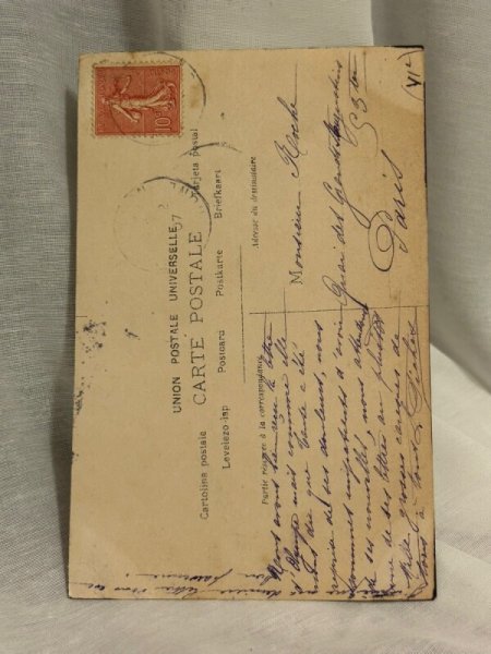 画像3: Postcard 　アンティークポストカード　フランス女優　クレオ・ド・メロード　Cleo de Merode　写真　フランス1905年 (3)